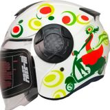 Motosiklet Yarım Kask Double Güneş Vizörlü Sertifikalı Abs Material Spring Women