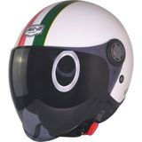 Motosiklet Yarım Kask Güneş Vizörlü Ece 22.06 Motor Kaskı Italy Gold - XL - Çok Renkli
