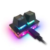 Motospeed K2 OSU Hot-Swap-Gaming Klavye USB Kablolu RGB Mekanik Klavye 2 Tam Programlanabilir Kahverengi Anahtar