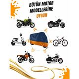 Mototork Tüm Motosikletler ile Uyumlu Paraşüt Kumaş Su Geçirmez Ömürlük Branda