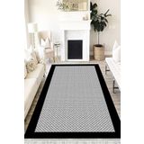 Motto Hali Bambu Dokuserisi Perla Soft Kaymaz Tabanlı Yıkanabilir Antibakteriyel Dijital Baskı Halı Yolluk, DK-5040G-PRL-80X200