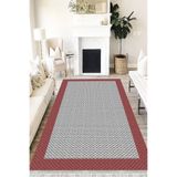 Motto Hali Bambu Dokuserisi Perla Soft Kaymaz Tabanlı Yıkanabilir Antibakteriyel Dijital Baskı Halı Yolluk, DK-5040I-PRL-100X300