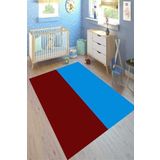 Motto Hali Cotton Şönil Kaymaz Tabanlı Yıkanabilir Antibakteriyel Dijital Baskı Çocuk Halısı, CK-10018C-CTN-200X300