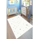Motto Hali Cotton Şönil Kaymaz Tabanlı Yıkanabilir Antibakteriyel Dijital Baskı Çocuk Halısı, CK-10108A-CTN-160X230