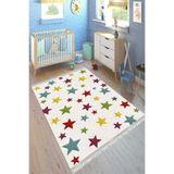 Motto Hali Cotton Şönil Kaymaz Tabanlı Yıkanabilir Antibakteriyel Dijital Baskı Çocuk Halısı, CK-10112A-CTN-200X300
