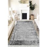 Motto Hali Doku Cotton Şönil Kaymaz Tabanlı Yıkanabilir Antibakteriyel Dijital Baskı Doku Halı Yolluk, DK-5062D-CTN-80X250