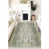 Motto Hali Doku Cotton Şönil Kaymaz Tabanlı Yıkanabilir Antibakteriyel Dijital Baskı Doku Halı Yolluk, DK-5116B-CTN-160X230