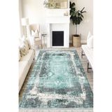 Motto Hali Doku Cotton Şönil Kaymaz Tabanlı Yıkanabilir Antibakteriyel Dijital Baskı Doku Halı Yolluk, DK-5118D-CTN-180X300