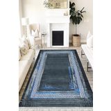 Motto Hali Doku Cotton Şönil Kaymaz Tabanlı Yıkanabilir Antibakteriyel Dijital Baskı Doku Halı Yolluk, DK-5205B-CTN-120X180