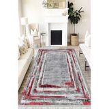 Motto Hali Doku Cotton Şönil Kaymaz Tabanlı Yıkanabilir Antibakteriyel Dijital Baskı Doku Halı Yolluk, DK-5226C-CTN-80X400
