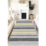 Motto Hali Doku Perla Soft Kaymaz Tabanlı Yıkanabilir Antibakteriyel Dijital Baskı Doku Halı Yolluk, DK-5056B-PRL-80X300