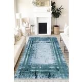 Motto Hali Doku Perla Soft Kaymaz Tabanlı Yıkanabilir Antibakteriyel Dijital Baskı Doku Halı Yolluk, DK-5091C-PRL-120X180