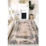 Motto Hali Doku Perla Soft Kaymaz Tabanlı Yıkanabilir Antibakteriyel Dijital Baskı Doku Halı Yolluk, DK-5118B-PRL-120X180