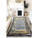 Motto Hali Doku Perla Soft Kaymaz Tabanlı Yıkanabilir Antibakteriyel Dijital Baskı Doku Halı Yolluk, DK-5203C-PRL-160X230