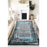 Motto Hali Doku Perla Soft Kaymaz Tabanlı Yıkanabilir Antibakteriyel Dijital Baskı Doku Halı Yolluk, DK-5203D-PRL-80X200