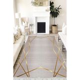 Motto Hali Doku Perla Soft Kaymaz Tabanlı Yıkanabilir Antibakteriyel Dijital Baskı Doku Halı Yolluk, DK-5209H-PRL-80X200