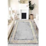 Motto Hali Doku Perla Soft Kaymaz Tabanlı Yıkanabilir Antibakteriyel Dijital Baskı Doku Halı Yolluk, DK-5235A-PRL-120X180