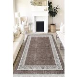 Motto Hali Doku Verona Kaymaz Deri Tabanlı Yıkanabilir Antibakteriyel Dijital Baskı Doku Halı Yolluk, DK-5060A-VRN-100X300