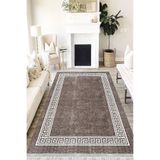 Motto Hali Doku Verona Kaymaz Deri Tabanlı Yıkanabilir Antibakteriyel Dijital Baskı Doku Halı Yolluk, DK-5060A-VRN-160X230