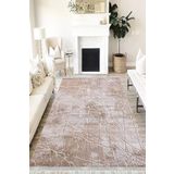 Motto Hali Doku Verona Kaymaz Deri Tabanlı Yıkanabilir Antibakteriyel Dijital Baskı Doku Halı Yolluk, DK-5077B-VRN-180X300