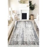Motto Hali Doku Verona Kaymaz Deri Tabanlı Yıkanabilir Antibakteriyel Dijital Baskı Doku Halı Yolluk, DK-5207A-VRN-120X250