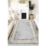 Motto Hali Doku Verona Kaymaz Deri Tabanlı Yıkanabilir Antibakteriyel Dijital Baskı Doku Halı Yolluk, DK-5235A-VRN-120X180