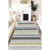 Motto Hali Doku Verona Kaymaz Deri Tabanlı Yıkanabilir Dijital Baskı Doku Halı Yolluk, DK-5056D-VRN-80X150