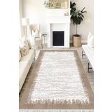 Motto Hali Doku Verona Kaymaz Deri Tabanlı Yıkanabilir Dijital Baskı Doku Halı Yolluk, DK-5196B-VRN-50X80