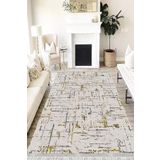 Motto Hali Doku Westa Kaymaz Tabanlı Yıkanabilir Antibakteriyel Dijital Baskı Doku Halı Kilim, DK-5053A-WST-120X350