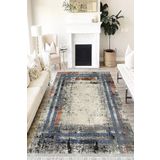 Motto Hali Doku Westa Kaymaz Tabanlı Yıkanabilir Antibakteriyel Dijital Baskı Doku Halı Kilim, DK-5091B-WST-80X250