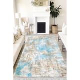 Motto Hali Doku Westa Kaymaz Tabanlı Yıkanabilir Antibakteriyel Dijital Baskı Doku Halı Kilim, DK-5096B-WST-100X250
