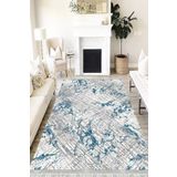 Motto Hali Doku Westa Kaymaz Tabanlı Yıkanabilir Antibakteriyel Dijital Baskı Doku Halı Kilim, DK-5157A-WST-100X400