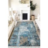 Motto Hali Doku Westa Kaymaz Tabanlı Yıkanabilir Antibakteriyel Dijital Baskı Doku Halı Kilim, DK-5161C-WST-200X300