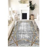 Motto Hali Doku Westa Kaymaz Tabanlı Yıkanabilir Antibakteriyel Dijital Baskı Doku Halı Kilim, DK-5209E-WST-120X400