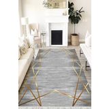 Motto Hali Doku Westa Kaymaz Tabanlı Yıkanabilir Antibakteriyel Dijital Baskı Doku Halı Kilim, DK-5209G-WST-160X230