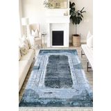 Motto Hali Doku Westa Kaymaz Tabanlı Yıkanabilir Antibakteriyel Dijital Baskı Doku Halı Kilim, DK-5239C-WST-50X80