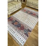 Motto Hali Dokuma Taban Yıkanabilir Kaymaz Taban Kilim Salon Halısı Mutfak Halısı Yolluk, OTNK-4054A-WSTK-140x200