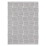 Motto Hali Endülüs Serisi Yumuşak Yüzey Peluş Post Shaggy Çocuk Odası Oturma Odası Salon Mutfak Halısı, ANDALUS-4005A-MOTTO-120X180