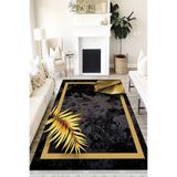 Motto Hali Floral Cotton Şönil Kaymaz Tabanlı Yıkanabilir Antibakteriyel Dijital Baskı Halı Yolluk, FL-2004B-CTN-200X300