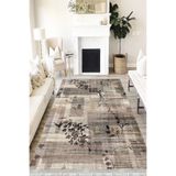 Motto Hali Floral Punto Kaymaz Tabanlı Yıkanabilir Antibakteriyel Dijital Baskı Halı Yolluk, FL-2122B-PNT-160X230