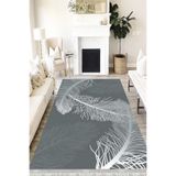 Motto Hali Floral Westa Kaymaz Tabanlı Yıkanabilir Antibakteriyel Dijital Baskı Halı Yolluk, FL-2061A-WST-100X200