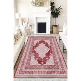 Motto Hali Klasik Cotton Şönil Kaymaz Tabanlı Yıkanabilir Antibakteriyel Dijital Baskı Klasik Halı Yolluk, KS-3001B-CTN-80X300