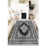 Motto Hali Klasik Cotton Şönil Kaymaz Tabanlı Yıkanabilir Antibakteriyel Dijital Baskı Klasik Halı Yolluk, KS-3001E-CTN-80X300