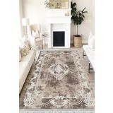 Motto Hali Klasik Cotton Şönil Kaymaz Tabanlı Yıkanabilir Antibakteriyel Dijital Baskı Klasik Halı Yolluk, KS-3010A-CTN-200X300