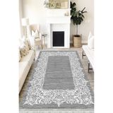 Motto Hali Klasik Cotton Şönil Kaymaz Tabanlı Yıkanabilir Antibakteriyel Dijital Baskı Klasik Halı Yolluk, KS-3074C-CTN-160X230