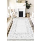 Motto Hali Klasik Cotton Şönil Kaymaz Tabanlı Yıkanabilir Antibakteriyel Dijital Baskı Klasik Halı Yolluk, KS-3079C-CTN-80X300