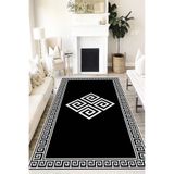 Motto Hali Klasik Cotton Şönil Kaymaz Tabanlı Yıkanabilir Antibakteriyel Dijital Baskı Klasik Halı Yolluk, KS-3086A-CTN-120X180
