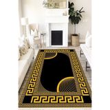 Motto Hali Klasik Cotton Şönil Kaymaz Tabanlı Yıkanabilir Antibakteriyel Dijital Baskı Klasik Halı Yolluk, KS-3094B-CTN-200X300