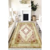 Motto Hali Klasik Cotton Şönil Kaymaz Tabanlı Yıkanabilir Dijital Baskı Klasik Halı Yolluk, KS-3123B-CTN-80X400