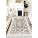 Motto Hali Klasik Perla Soft Kaymaz Tabanlı Yıkanabilir Antibakteriyel Dijital Baskı Klasik Halı Yolluk, KS-3006D-PRL-120X250